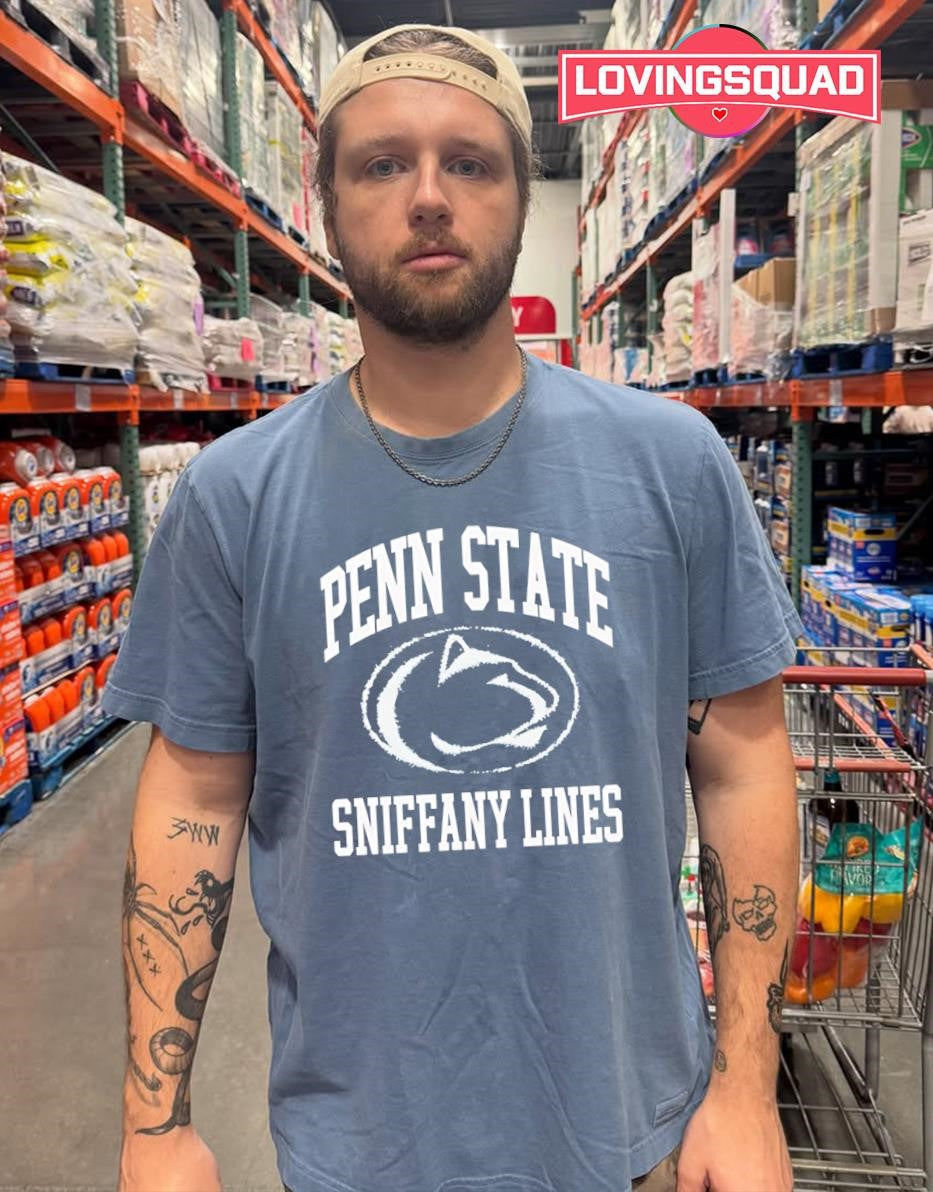Penn State Sniffany Lines Logo T-shirt
