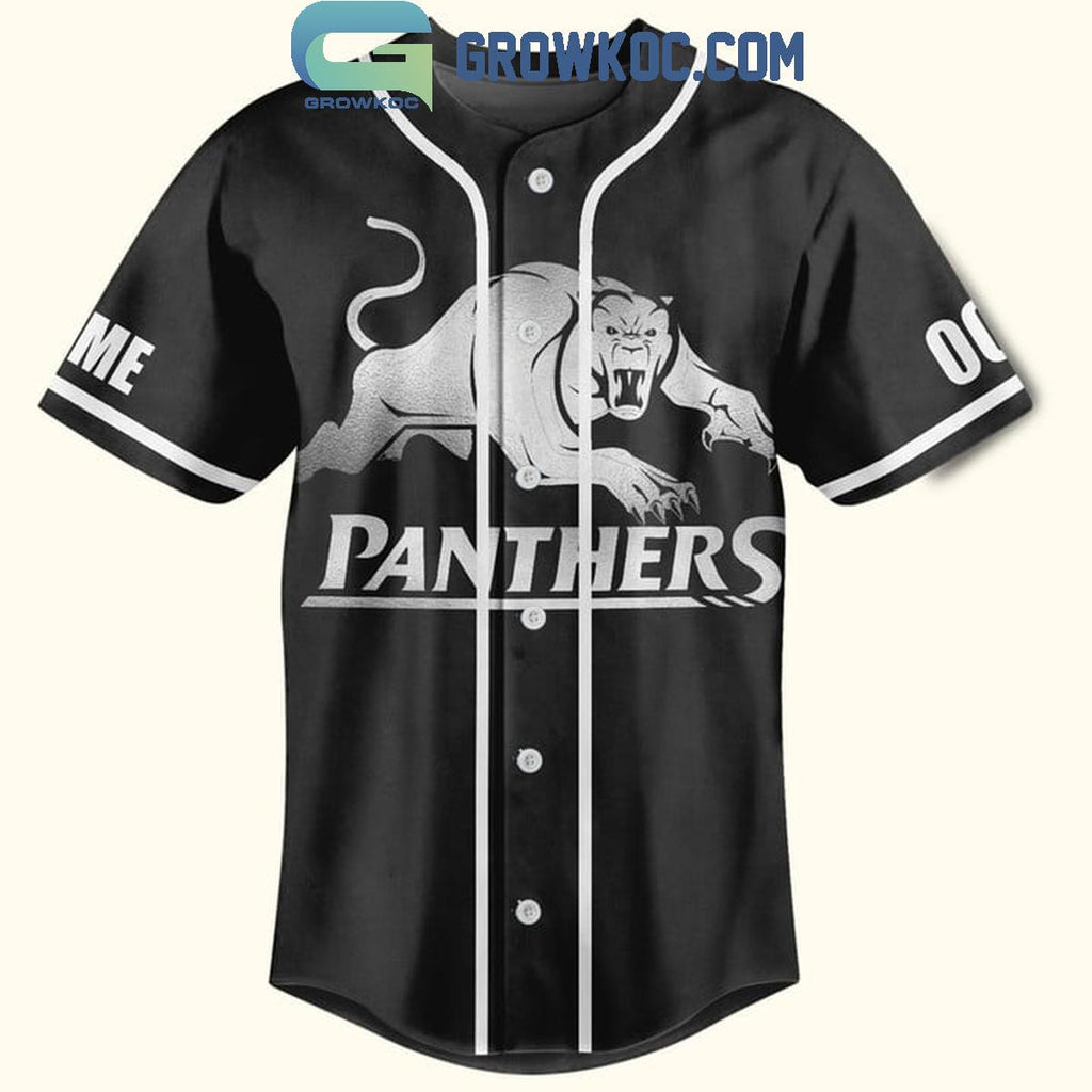 Penrith Panthers Rugby Panther Pride Personalized Baseball Jersey