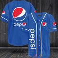 Pepsi Blue Baseball shirt