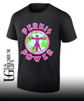Perkis Power Vitruvian Man Globe shirt