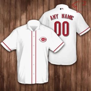 Personalized Cincinnati Reds Baseball All Over Print Hawaiian Shirt, Cincinnati Reds Hawaiian Shirt