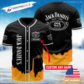 Personalized Jack Daniel’s Full Printing Baseball Jersey Shirt