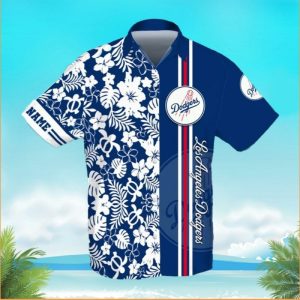 Personalized Los Angeles Dodgers Hawaiian Shirt For Men, LA Dodgers Hawaiian Shirt