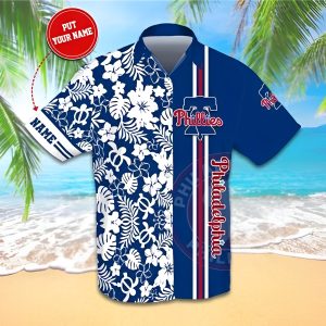 Personalized MLB Philadelphia Phillies Aloha Shirt - Phillies Hawaiian Shirt