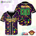 Personalized Mardi Gras Baseball Jersey