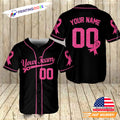 Personalized Name For Breast Cancer Month Baseball Jersey