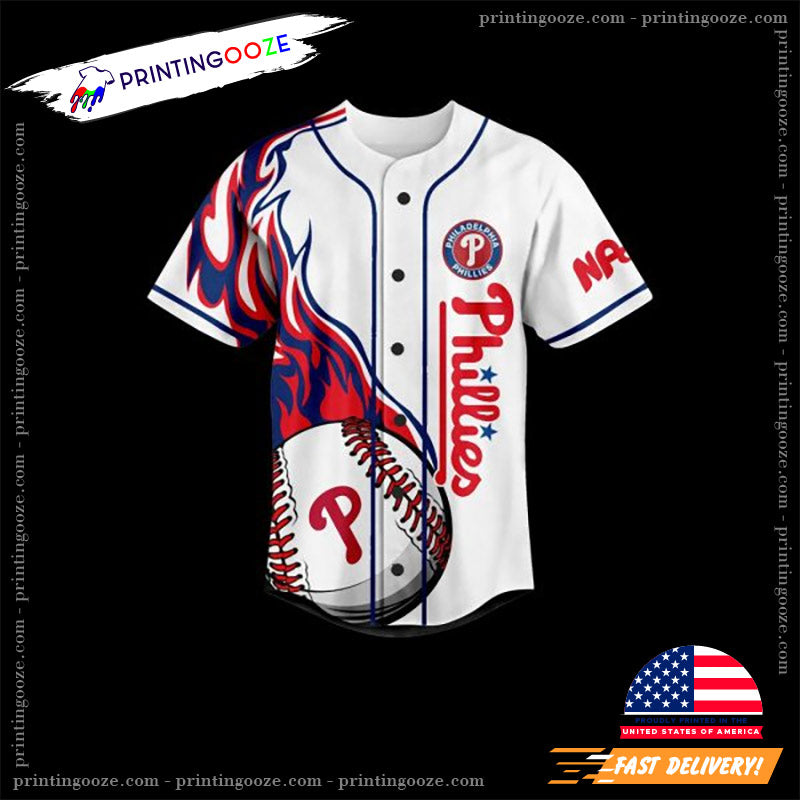 Personalized Philadelphia Phillies Ring The Bell Baseball Jersey