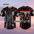 Personalized Scream Ghostface Baseball Jersey, Ghostface Halloween Jersey Shirt