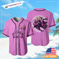 Personalized We Wear Pink Halloween Baseball Jersey