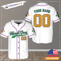 Personalized Carnival Mardi Gras Baseball Jersey No. 1