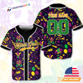 Personalized Mardi Gras 2024 Baseball Jersey