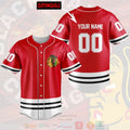 Personalized Chicago Blackhawks custom Baseball shirt