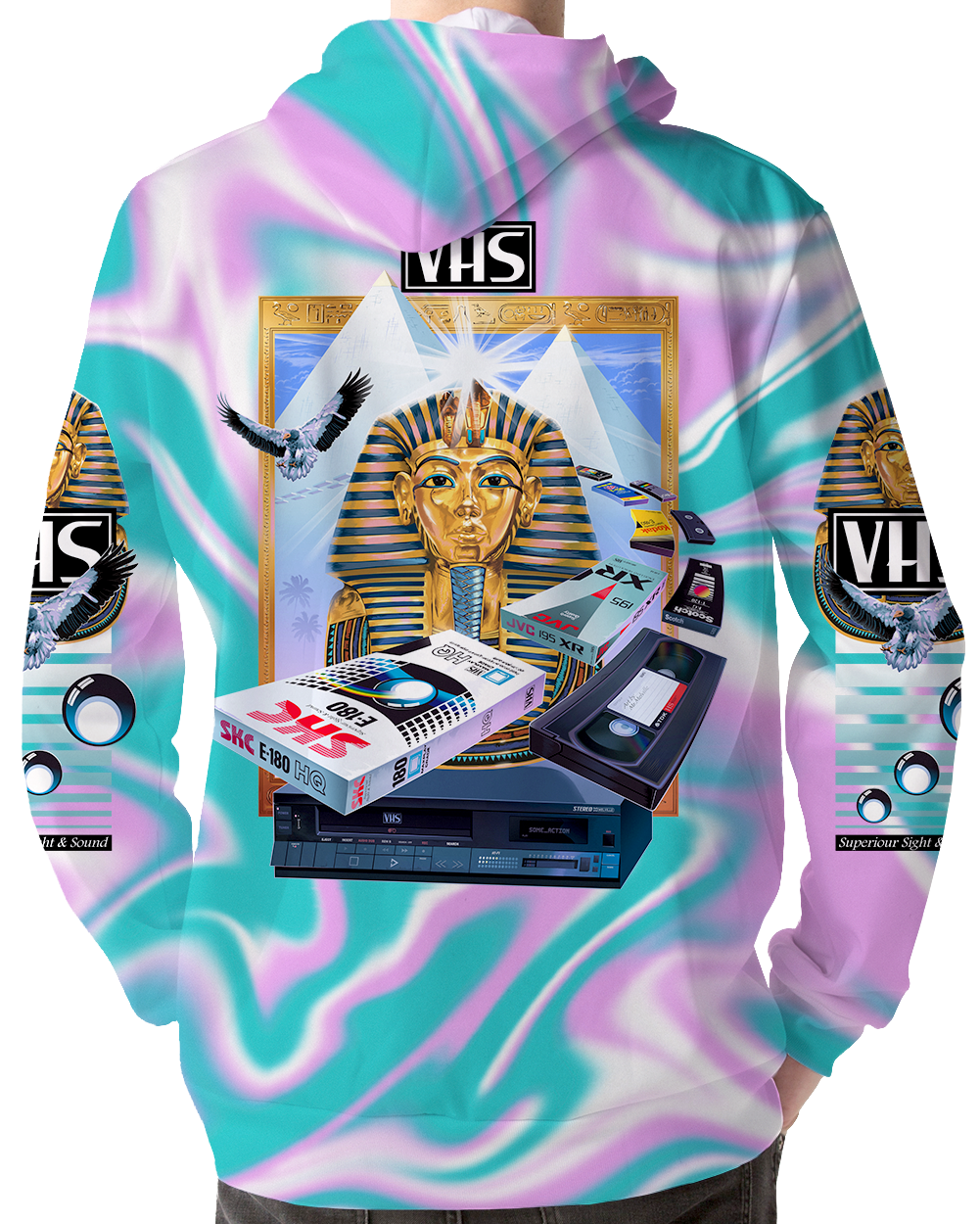 VHS Glyph Hoodie