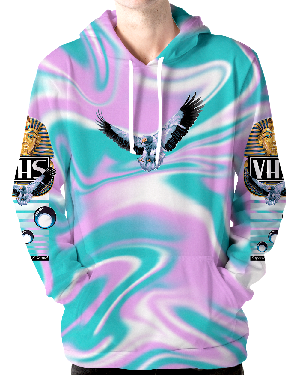 VHS Glyph Hoodie