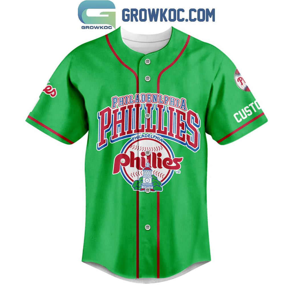 Philadelphia Philles Damn Right I Am A Phillies Fan Personalized Baseball Jersey