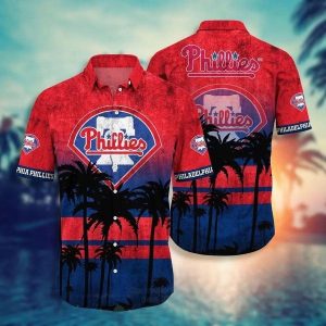 Philadelphia Phillies Aloha Shirt Beach Men Women - Phillies Hawaiian Shirt
