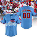 Philadelphia Phillies City Champions Best Team Personalized Light Blue Design Baseball Jersey