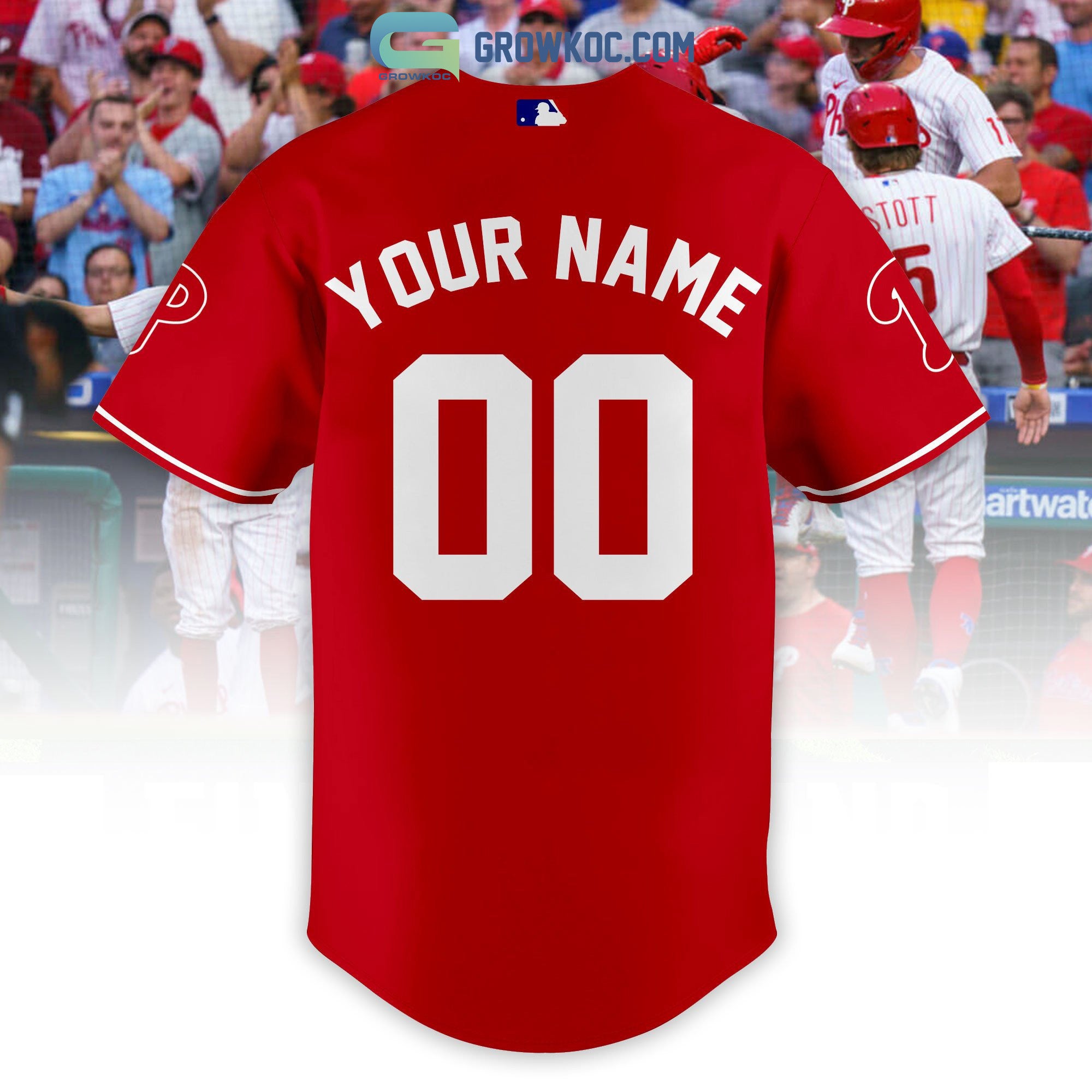 Philadelphia Phillies City Champions Best Team Personalized Red Design Baseball Jersey