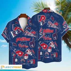 Philadelphia Phillies MLB Baseball Print Hawaiian Shirt - Phillies Hawaiian Shirt