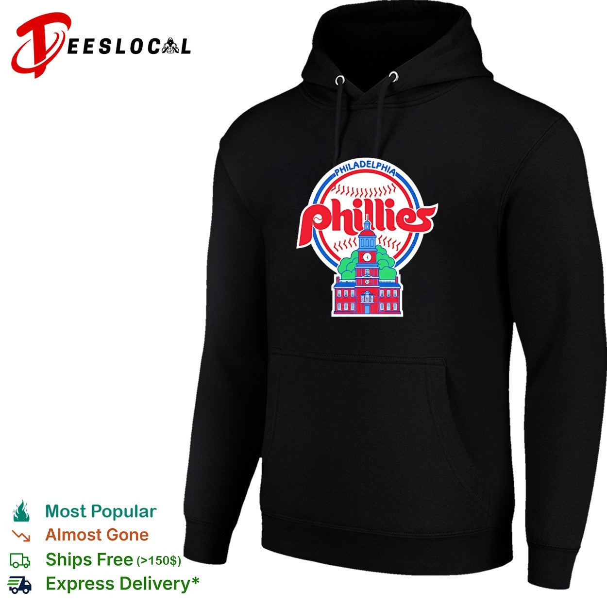 Philadelphia Phillies MLB Independence Hall retro shirt
