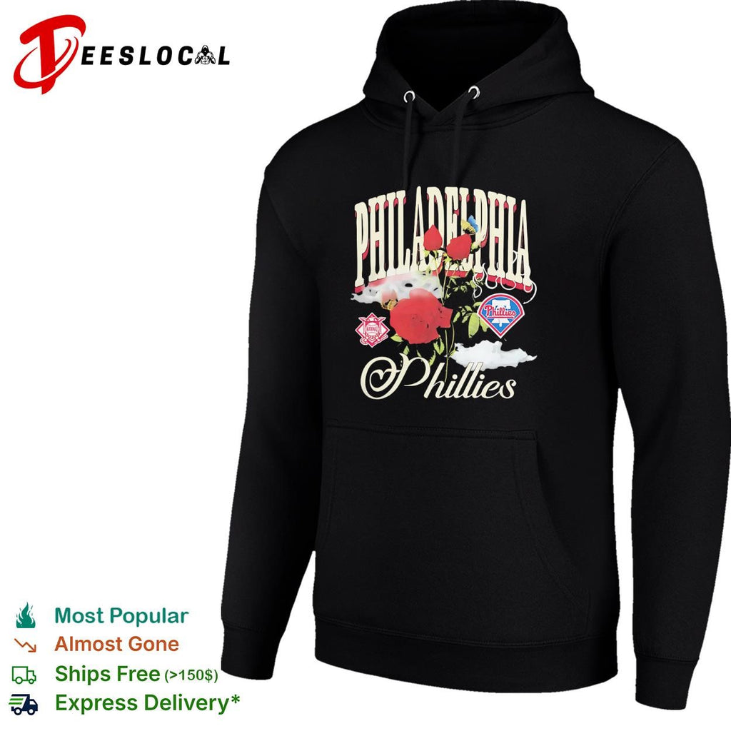 Philadelphia Phillies red roses shirt