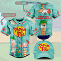 Phineas And Ferb I Know What I Gonna Do Today Personalized Baseball Jersey