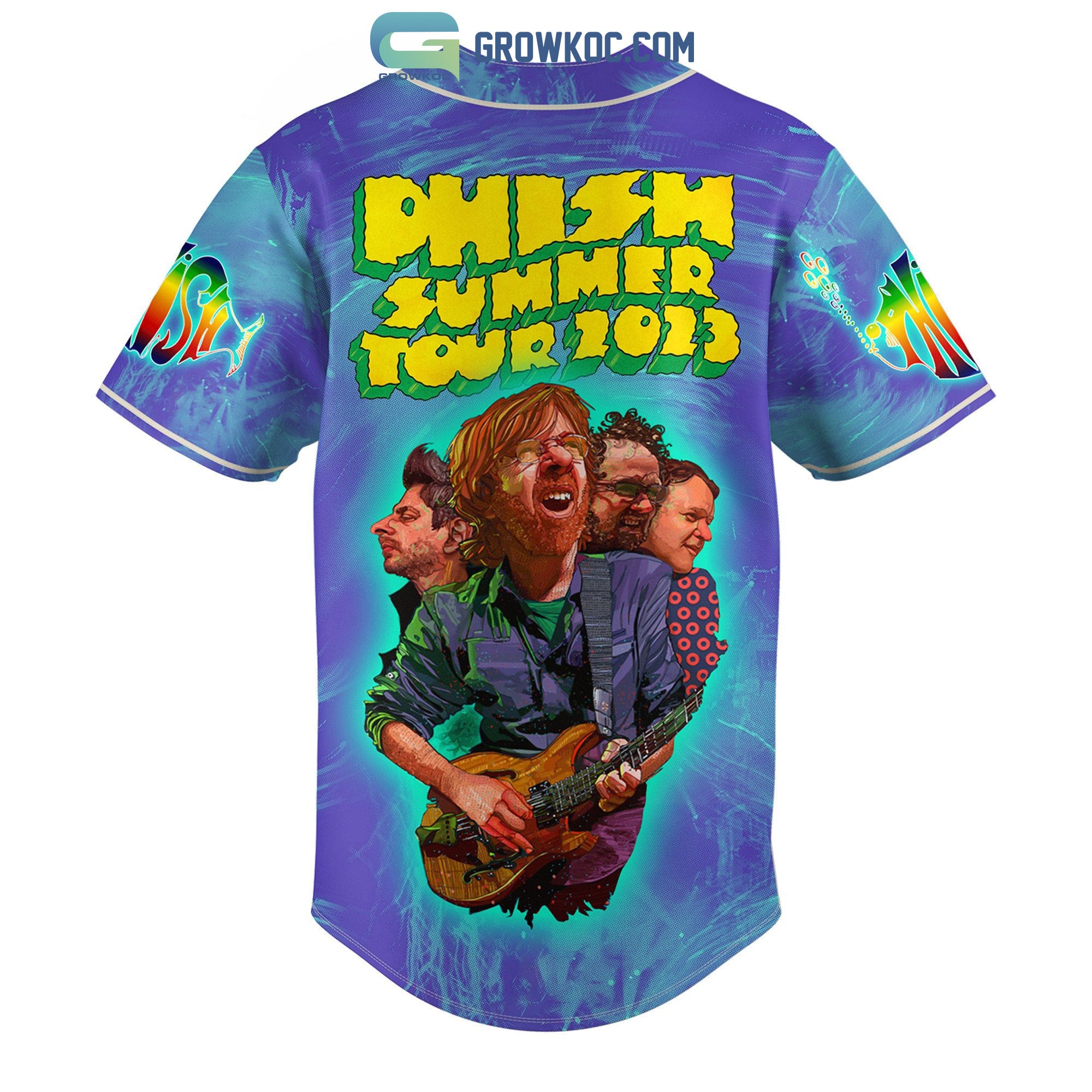 Phish Summer Tour 2023 Personalized Baseball Jersey