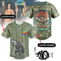 Phish Summer Tour 2025 He’s Got A Knife Personalized Baseball Jersey