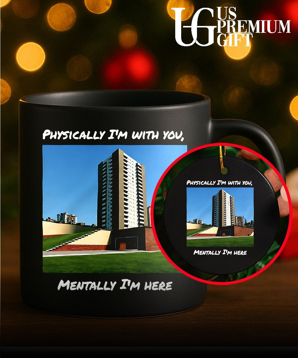 Physically I’m with you mentally I’m here shirt
