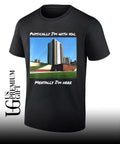 Physically I’m with you mentally I’m here shirt
