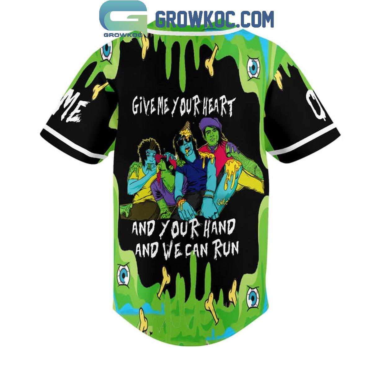 Pierce The Veil Give Me Your Heart And Your Hand Personalized Baseball Jersey