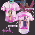 Pink So What Summer Carnival Tour 2024 Schedule Personalized Baseball Jersey