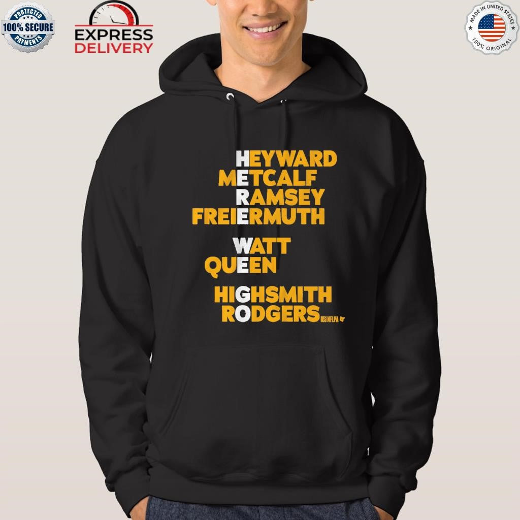 Pittsburgh Here We Go Names Shirt