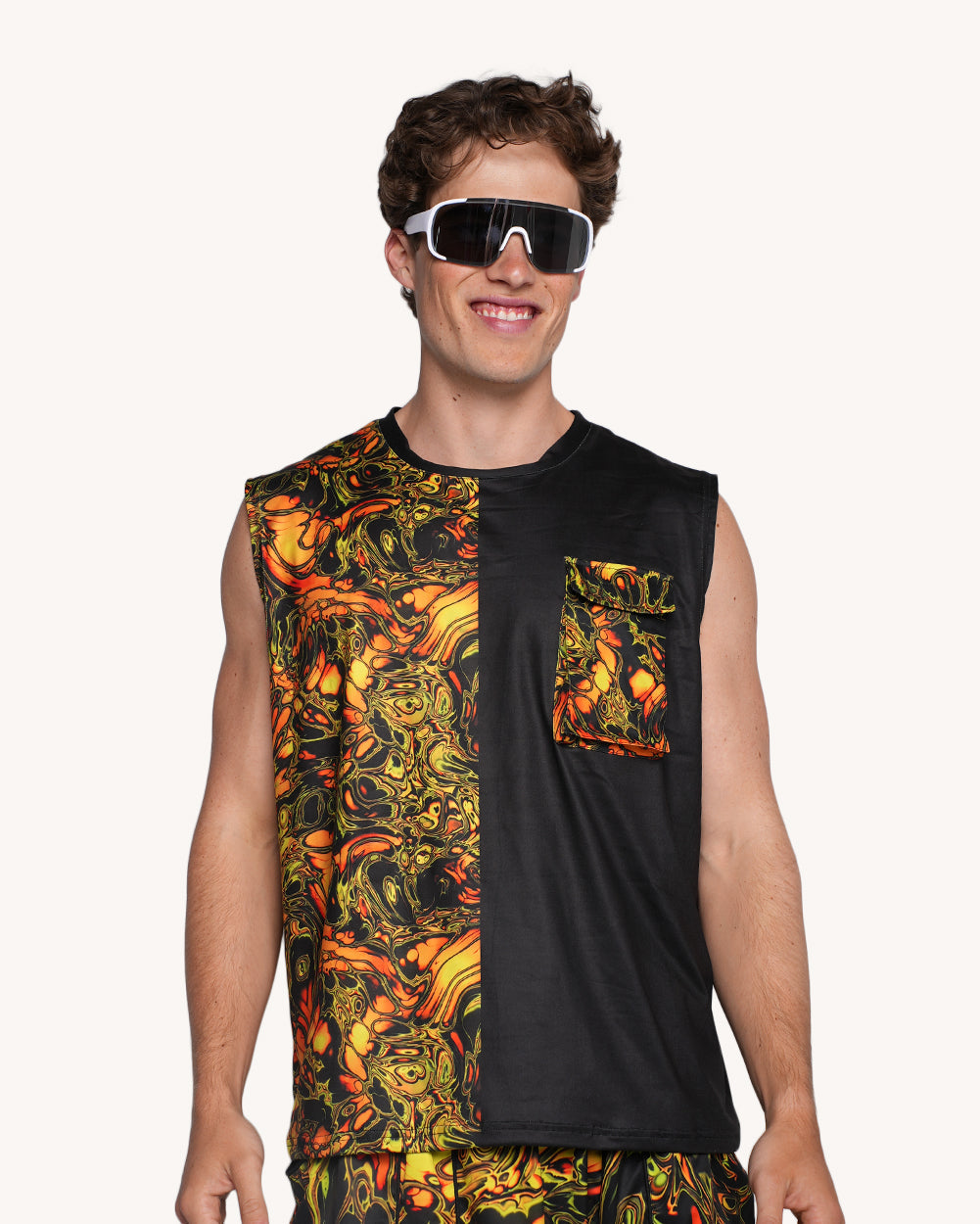Planet Swirls Muscle Tee