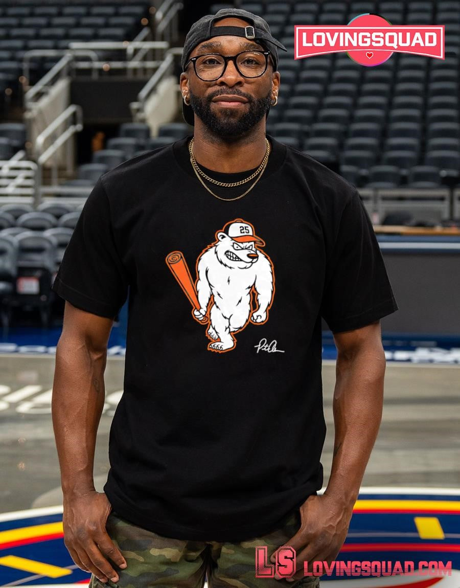 Polar Bear Pete Baltimore Orioles Baseball T-shirt