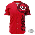 Polynesian Kansas City Chiefs Baseball Jersey Shirt