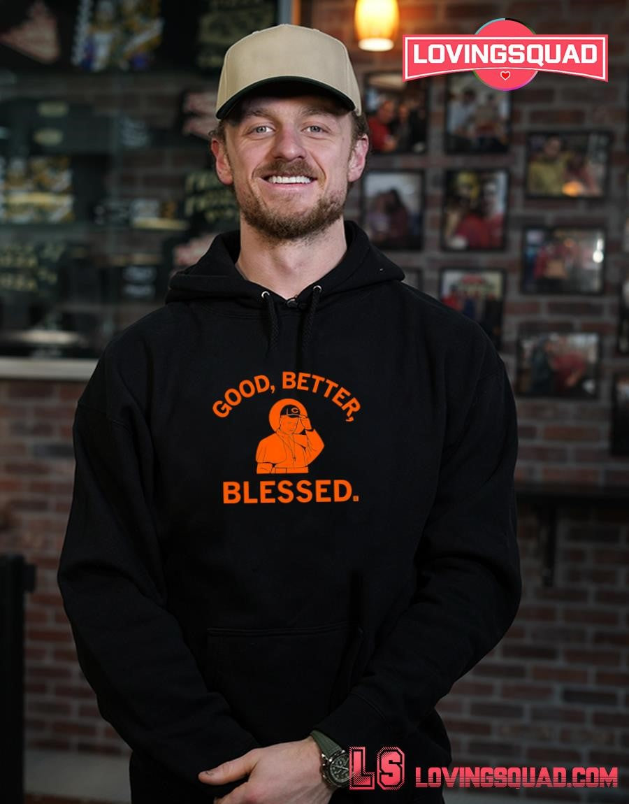 Pope Francis Good Better Blessed Chicago Cubs T-shirt