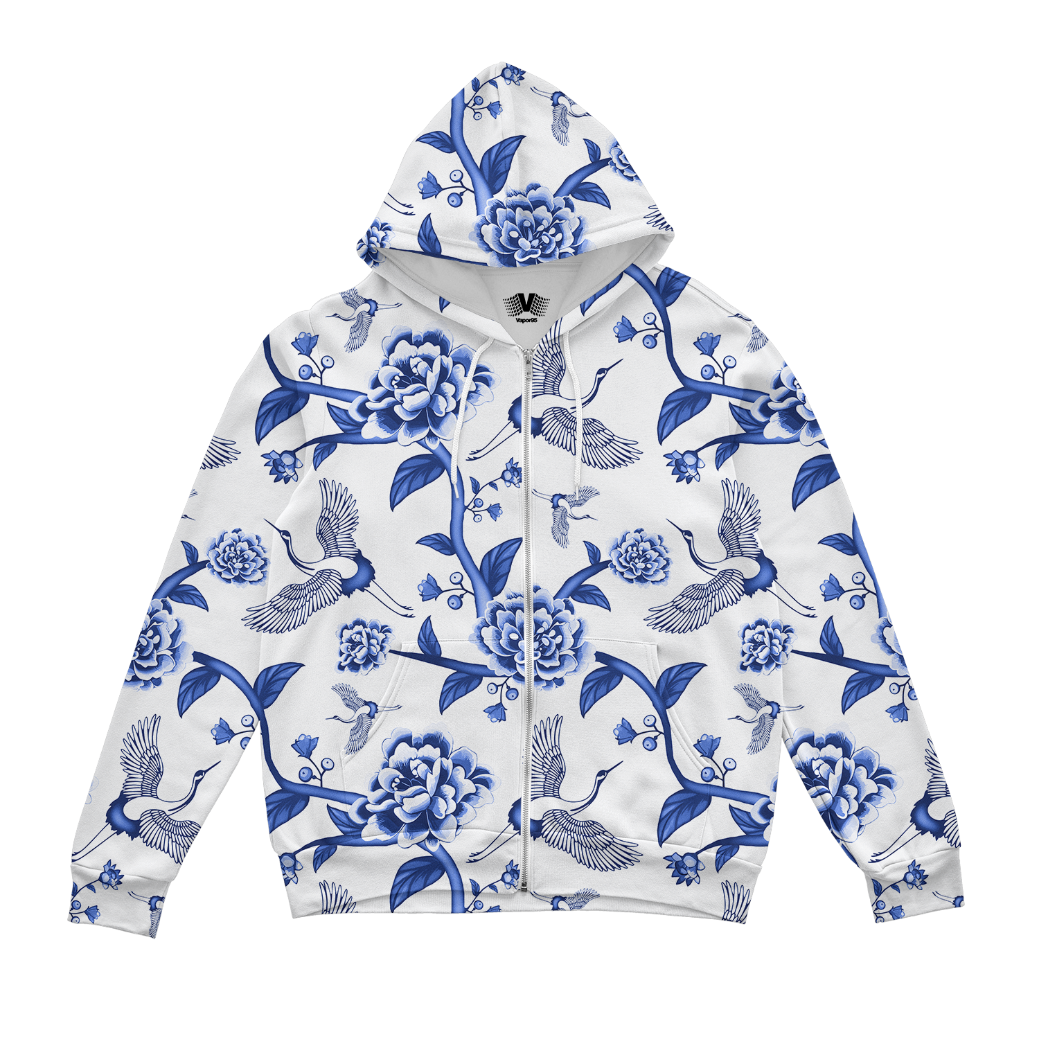 Porcelain Zip Up Hoodie
