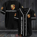 FASHION Porsche Baseball Jerseys Botton Shirt