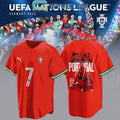 Portugal Champions UEFA Nations League 2025 Baseball Jersey