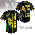 Post Malone Posty Rapper Worked So Hard Forgot How To Vacation Custom Name Number Baseball Jersey