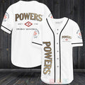 FASHION Powers Irish Whiskey Baseball Jerseys Botton Shirt
