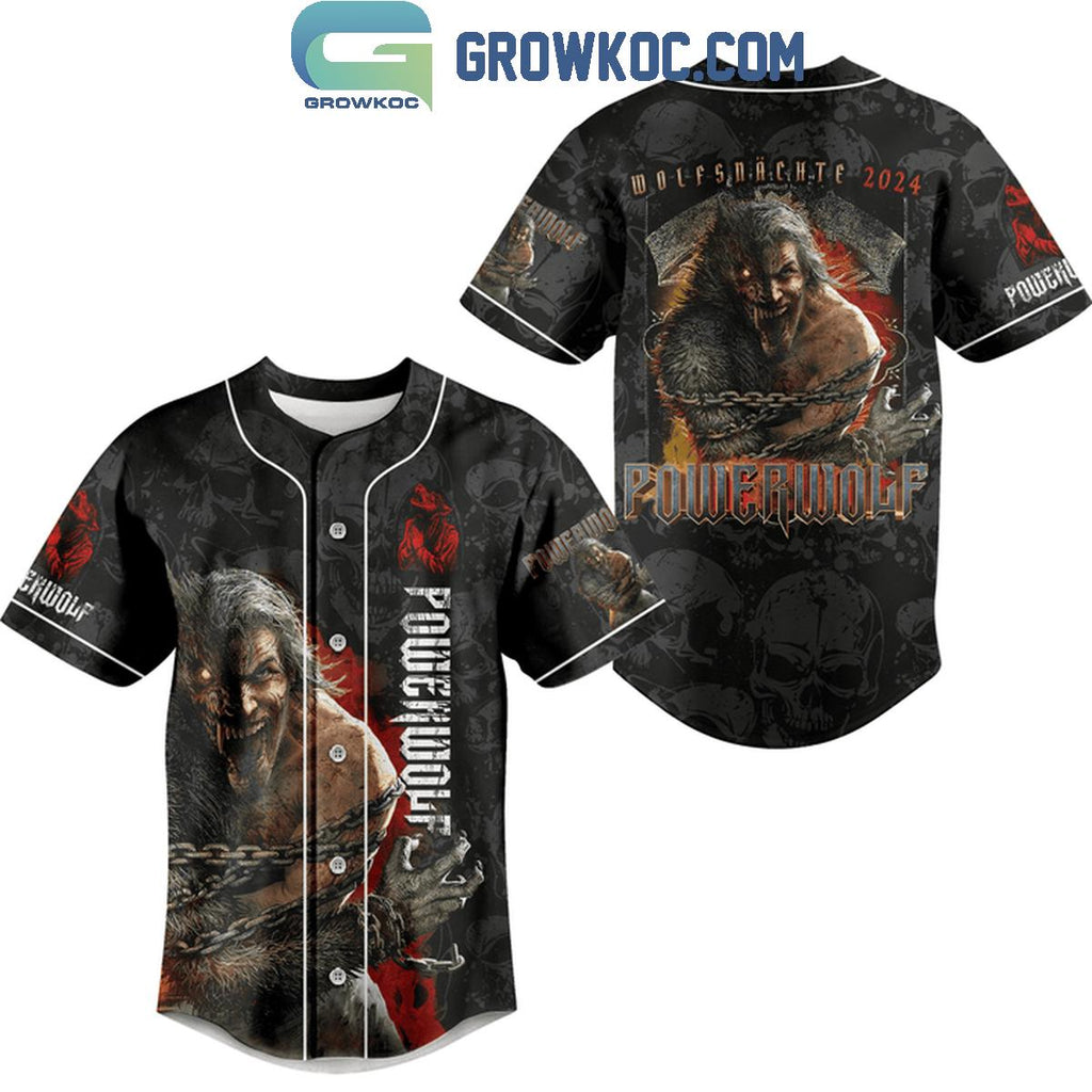 Powerwolf Venom of Venus Personalized Baseball Jersey