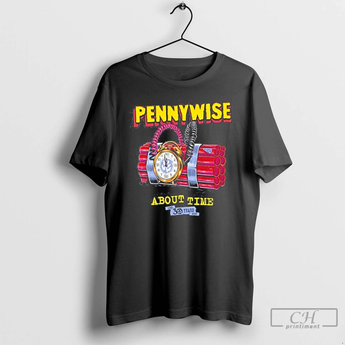 Premium 2025 Pennywise About Time 30yr Anniversary T Shirts Hoodie, Sweatshirt | InkRitualCo.com