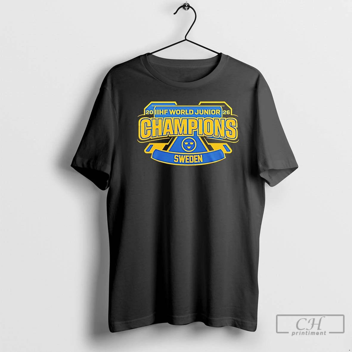 Premium 2026 Iihf World Junior Champions Sweden Tre Kronor Mastare T-Shirts, Hoodie, Sweatshirt | InkRitualCo.com