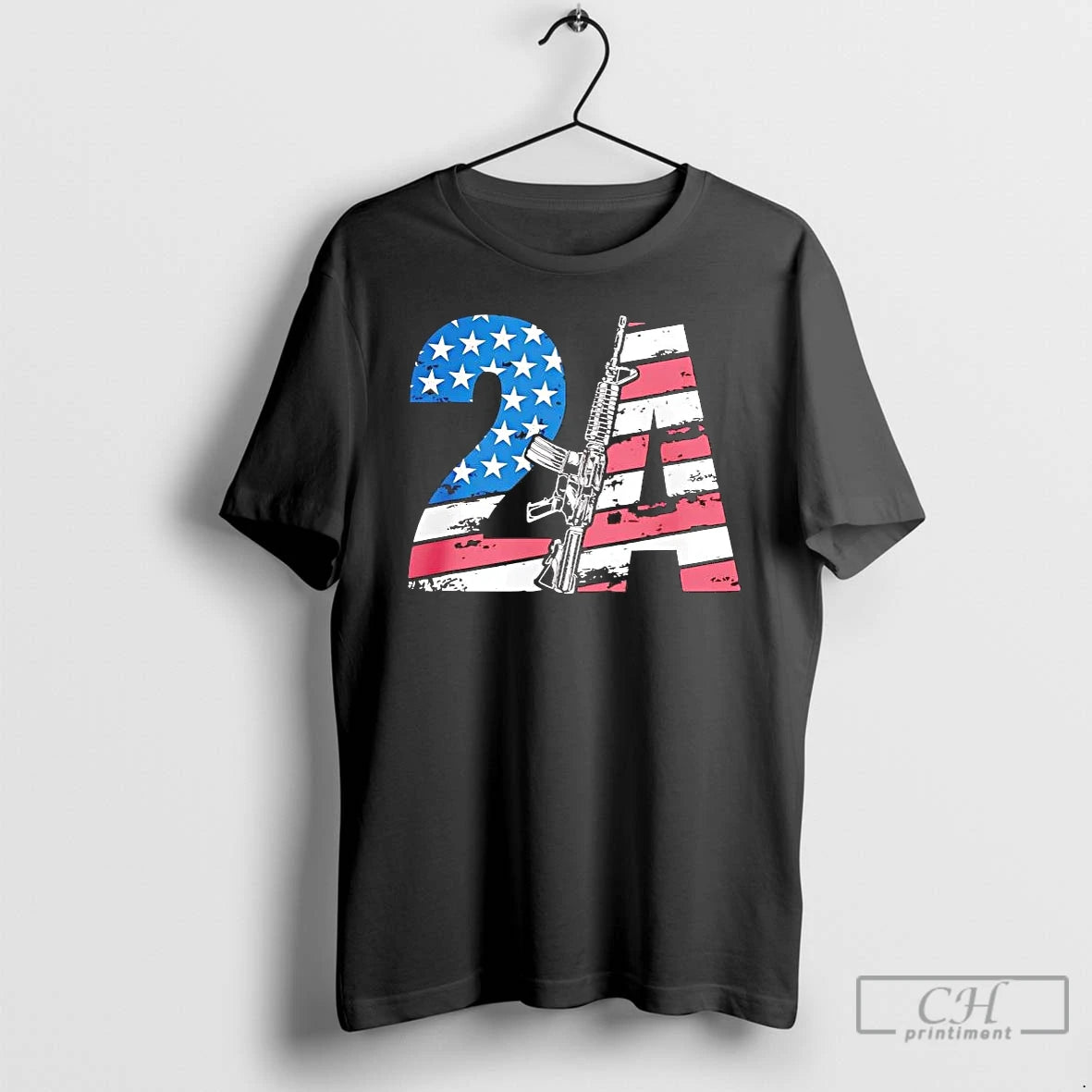 Premium 2a Vintage American Flag Gun T-Shirts, Hoodie, Sweatshirt | InkRitualCo.com