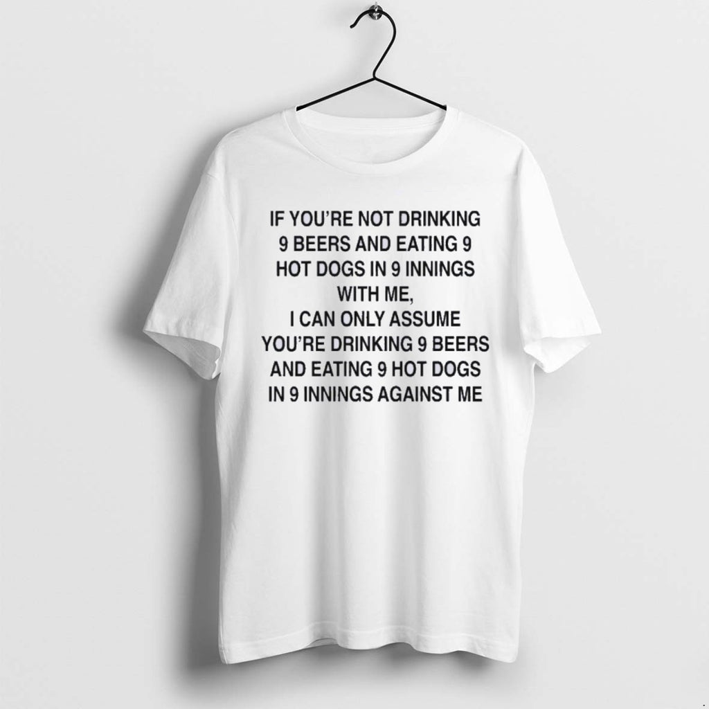 Premium 9 Beers 9 Hot Dogs 9 Innings T Shirts Hoodie, Sweatshirt | InkRitualCo.com