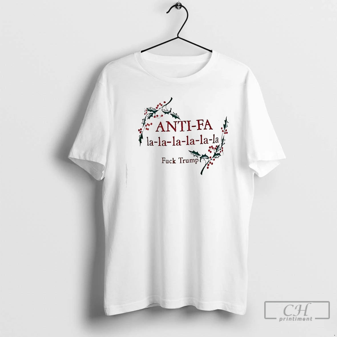 Premium Anti Fa La La La La La La Fuck Trump Christmas Season T Shirts Hoodie, Sweatshirt | InkRitualCo.com