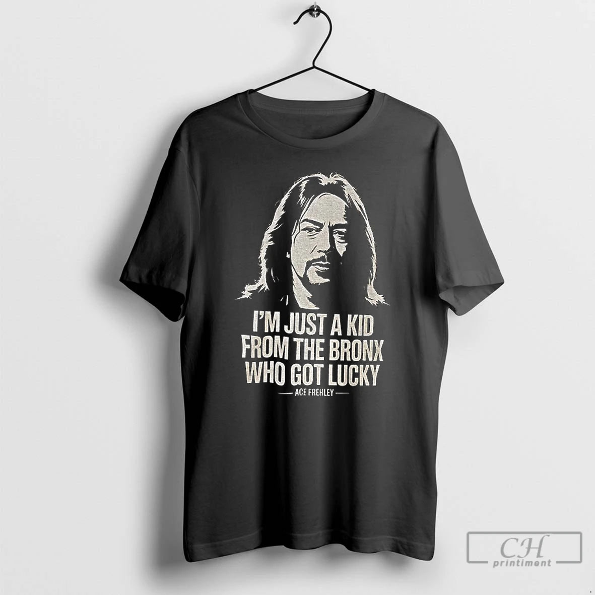 Premium Ace Frehley Just A Kid From The Bronx That Got Lucky T Shirts Hoodie, Sweatshirt | InkRitualCo.com