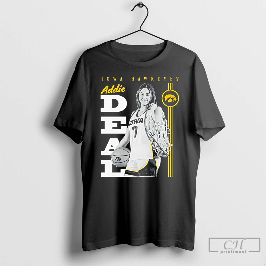 Premium Addie Deal Iowa Hawkeyes Portrait T-Shirts, Hoodie, Sweatshirt | InkRitualCo.com